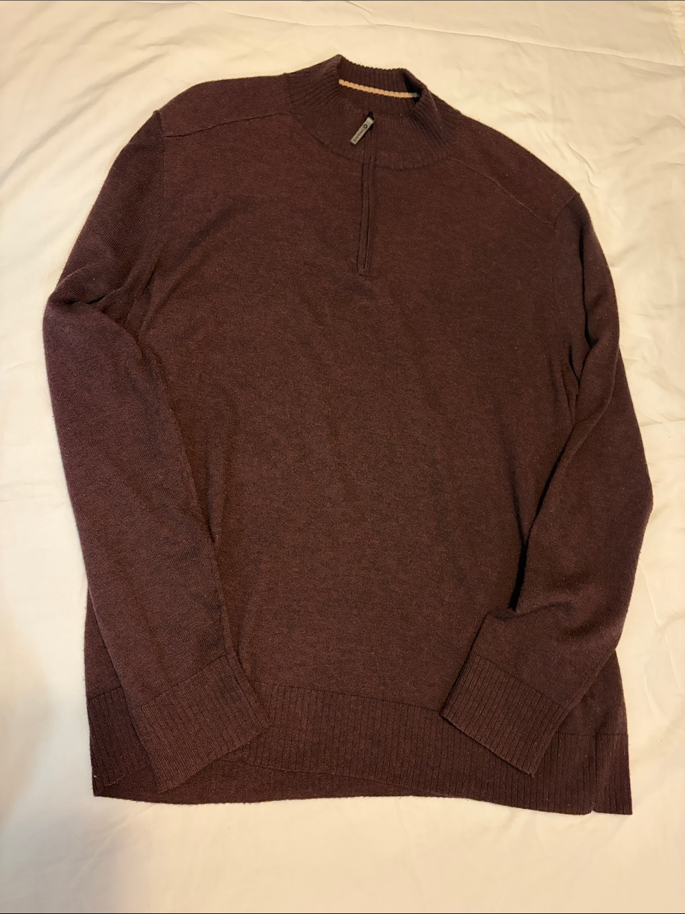 Smartwool Men's Half-Zip Sweater - Burgundy